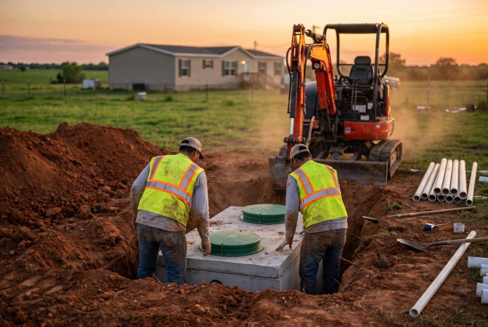 Specialists in new septic installation